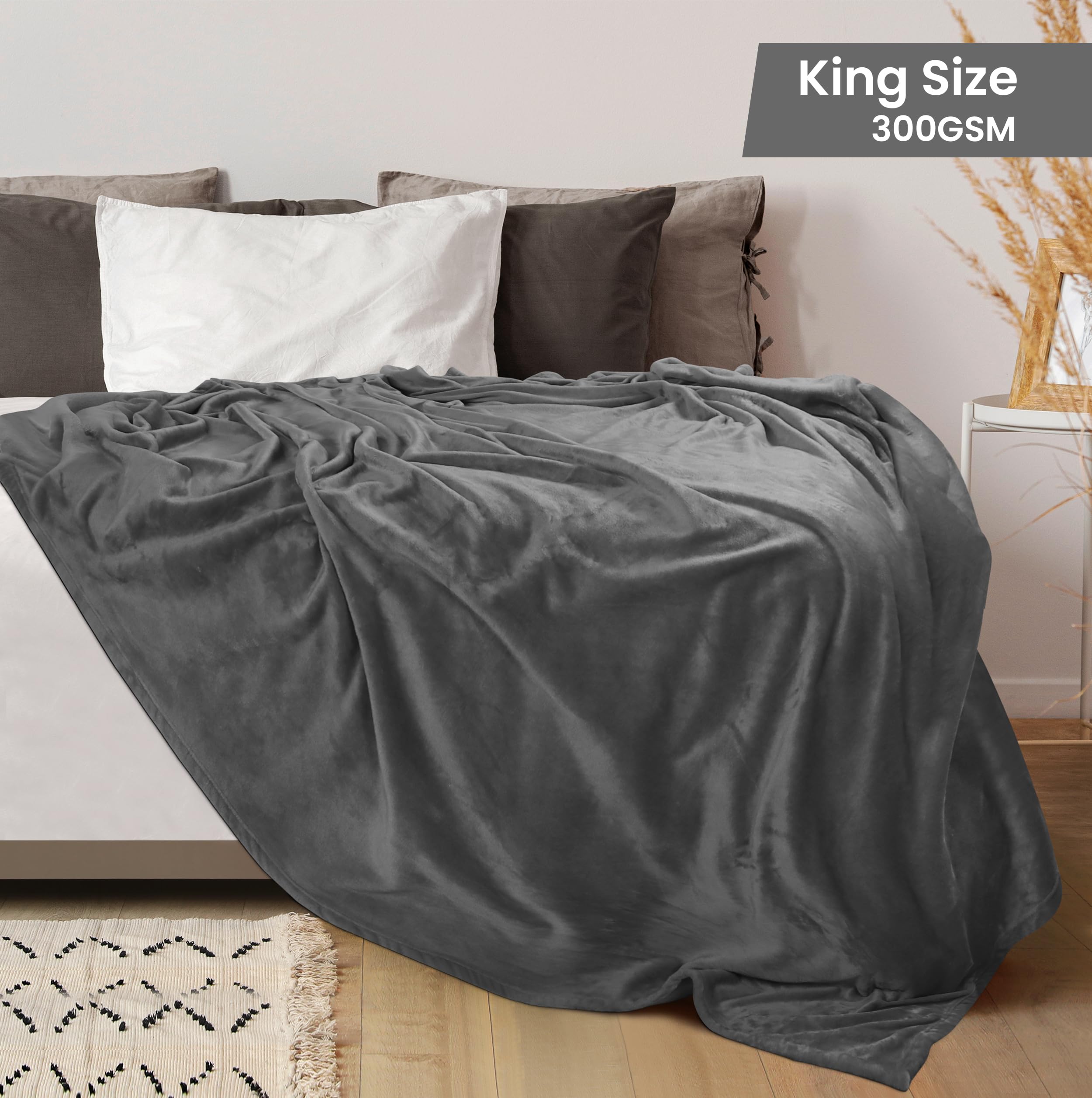 Utopia Bedding close-up of fleece texture highlighting soft, plush comfort
