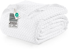 Utopia Bedding vista frontal del empaque mostrando tamaño Queen y color blanco