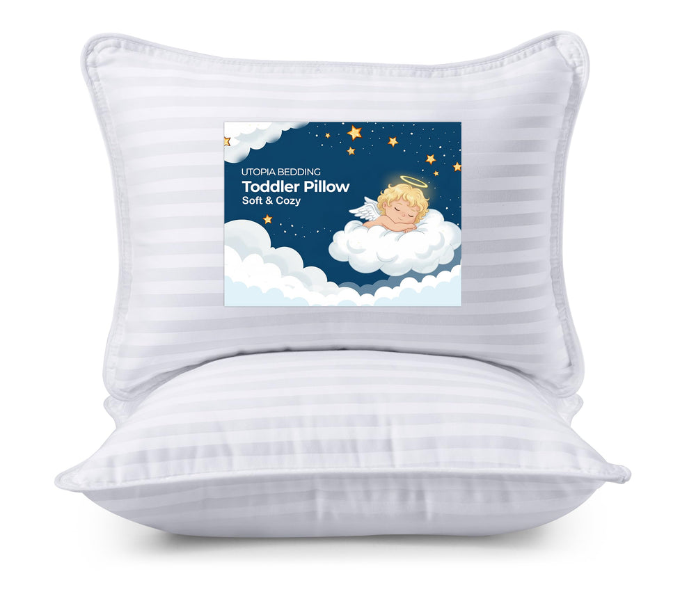 Utopia Bedding almohadas pack frontal mostrando diseño y confort