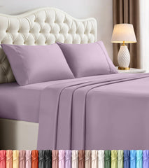 Utopia Bedding vista frontal del paquete lavanda, apariencia elegante