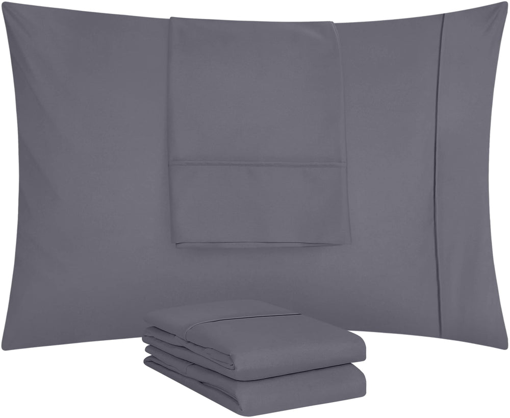 Utopia Bedding funda colocada en almohada King, ajuste ceñido y limpio