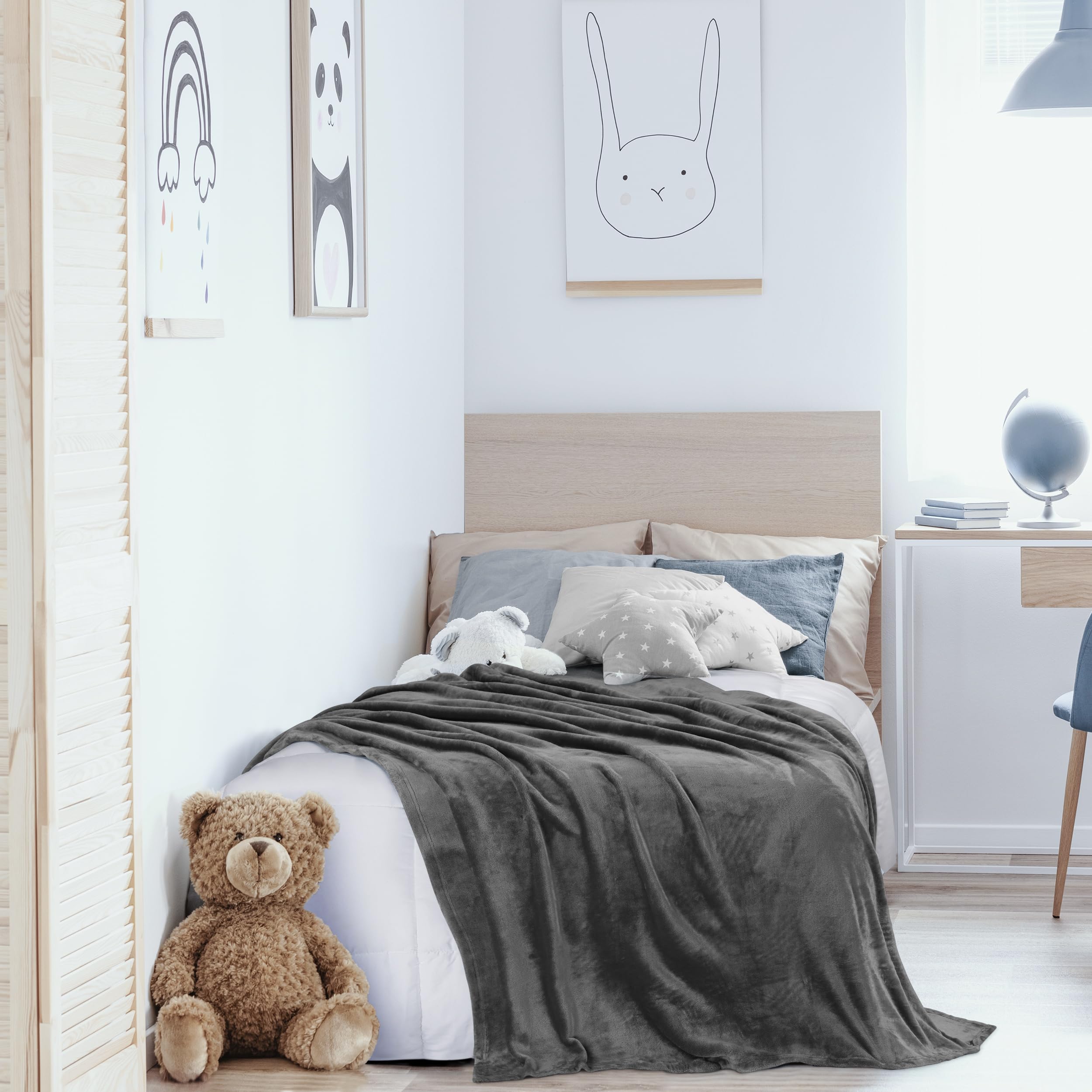 Utopia Bedding manta embalada lista para envío, ideal como regalo práctico