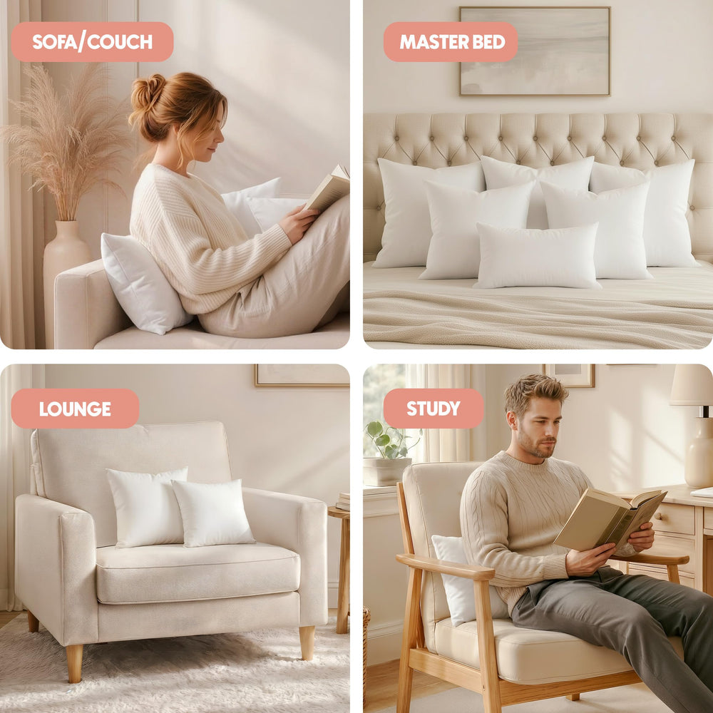 Utopia Bedding inserciones esponjadas tras abrir paquete, rápida recuperación visible