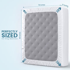 Utopia Bedding respaldo TPU impermeable que evita filtraciones al colchón