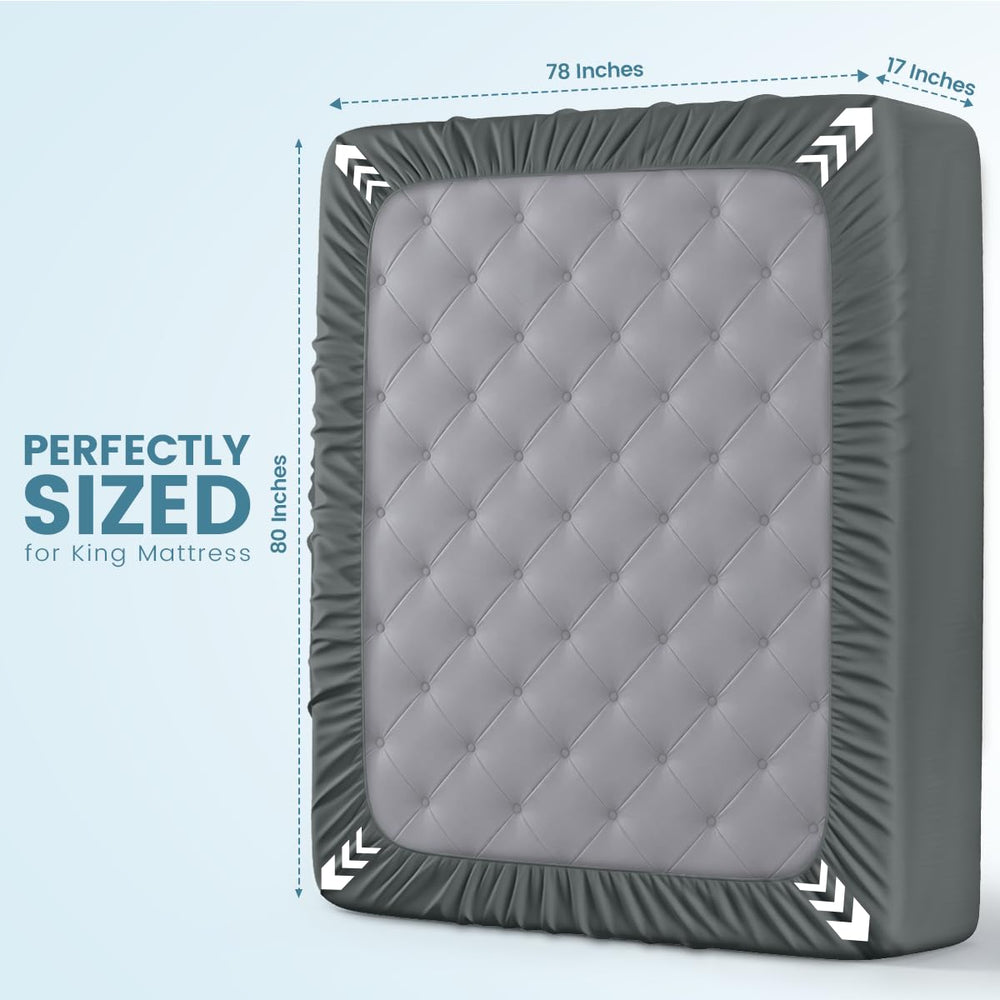 Utopia Bedding vista de la base TPU impermeable que evita filtraciones