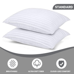 Utopia Bedding primer plano de la funda suave que mejora la transpiración y confort