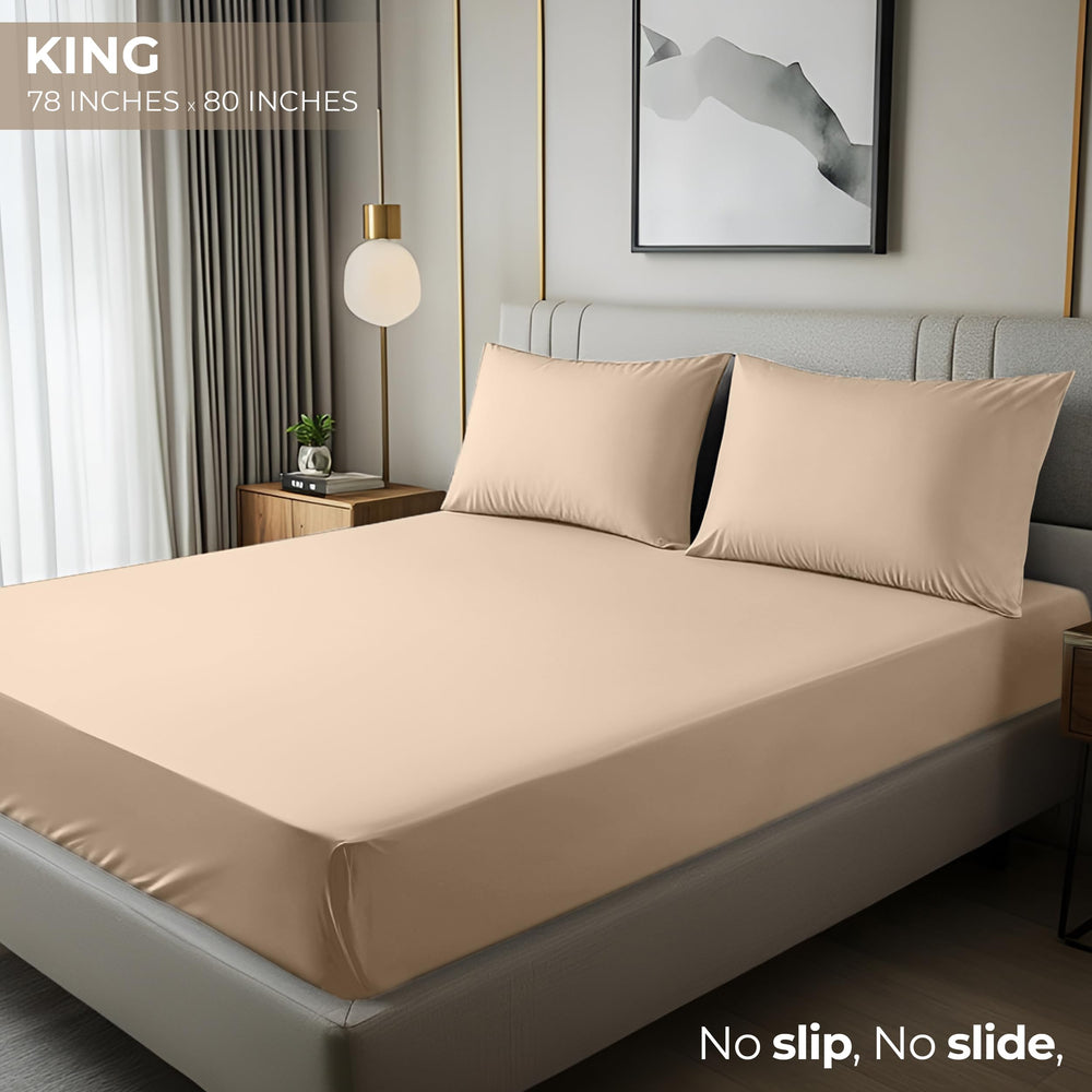 Utopia Bedding primer plano de la textura de microfibra, suavidad visible