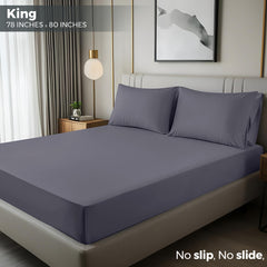 Utopia Bedding detalle de la microfibra cepillada, tacto ultra suave