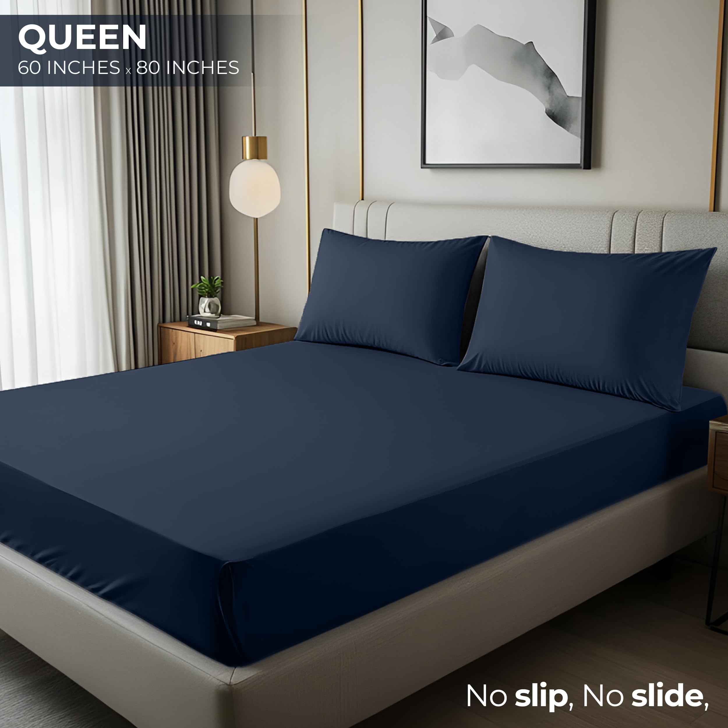 Utopia Bedding primer plano de la microfibra cepillada, tacto suave al descanso