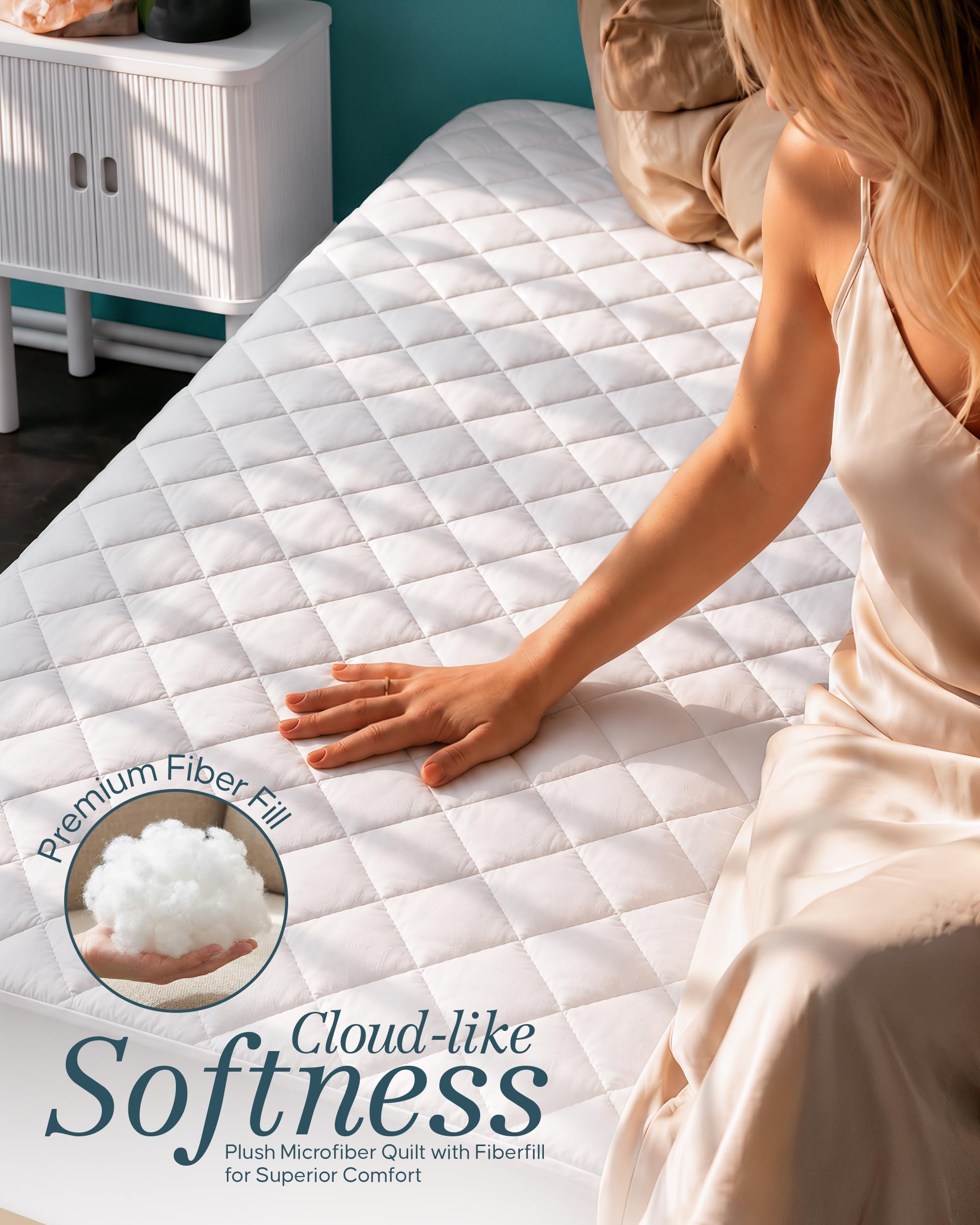 Utopia Bedding textura de microfibra que aporta suavidad al tacto