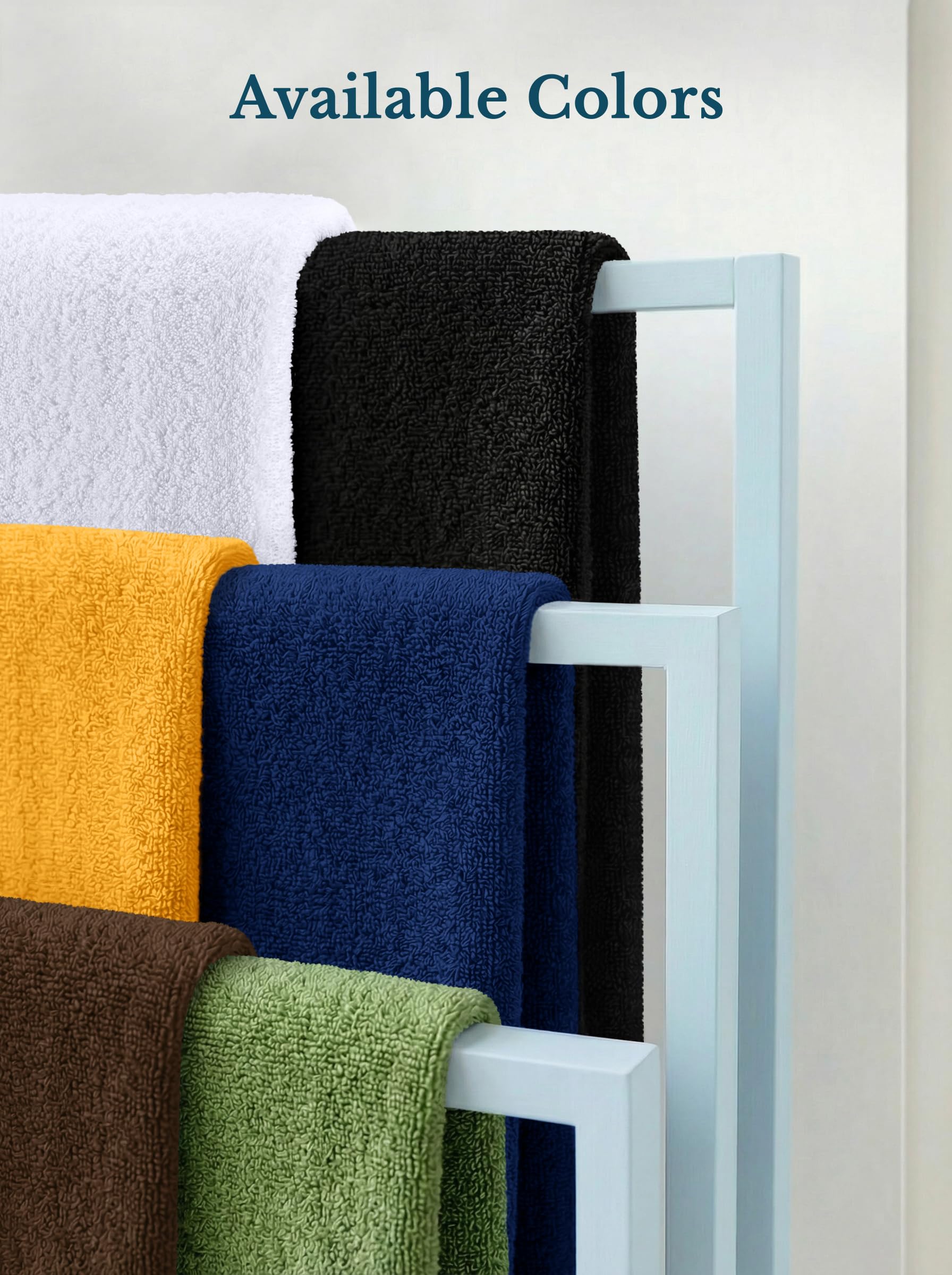 Utopia Towels en ambiente de baño moderno aportando elegancia