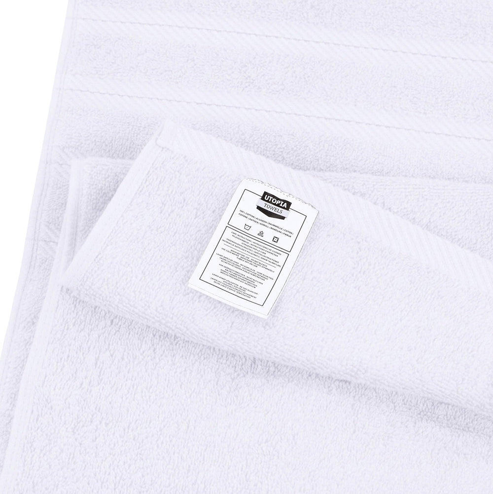 Utopia Towels detalle del borde y costura para ver la calidad de confección