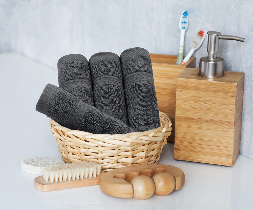 Utopia Towels detalle de doble costura en borde, mayor durabilidad