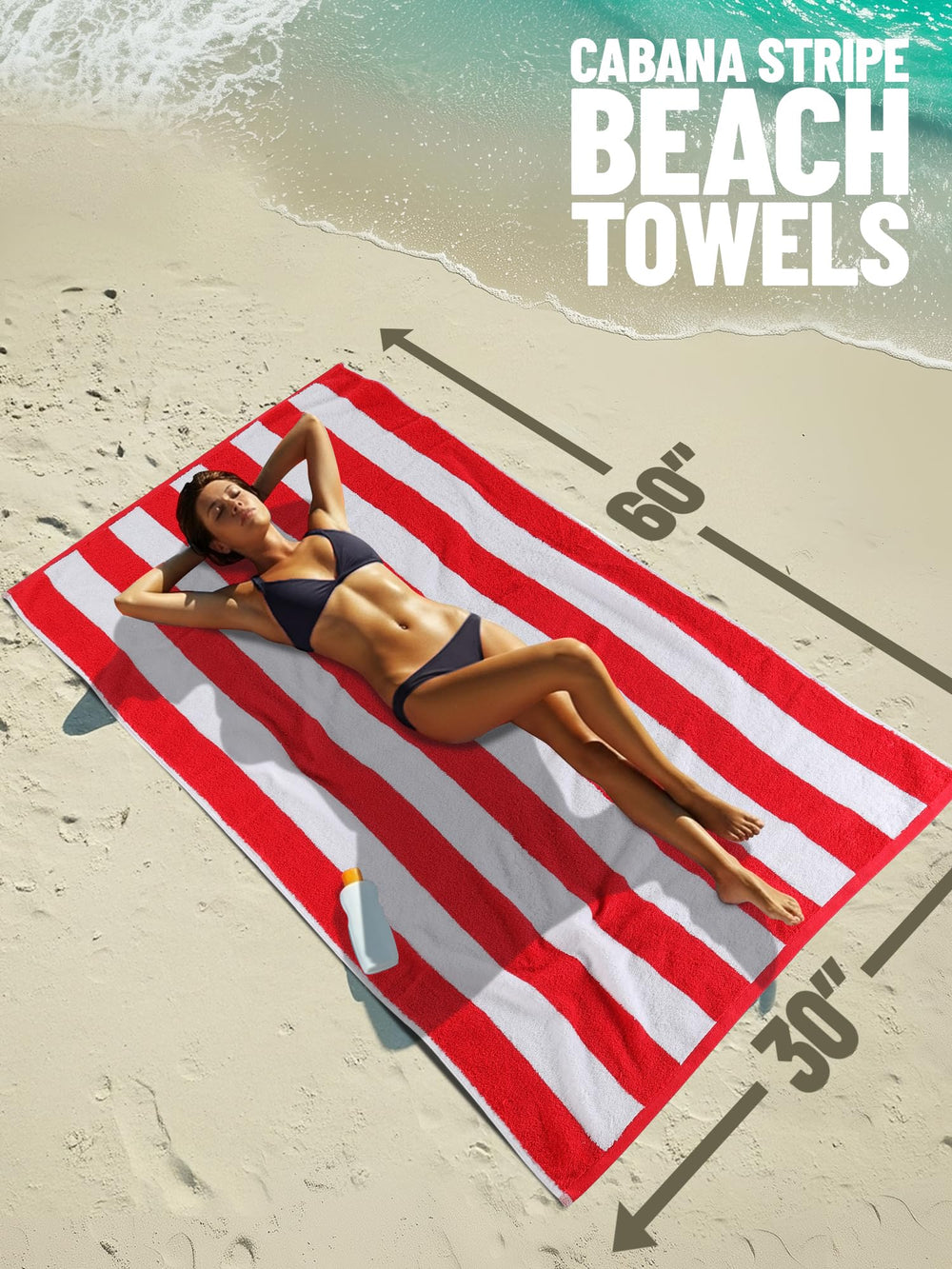 Utopia Towels detalle de textura de algodón ring-spun que mejora absorción