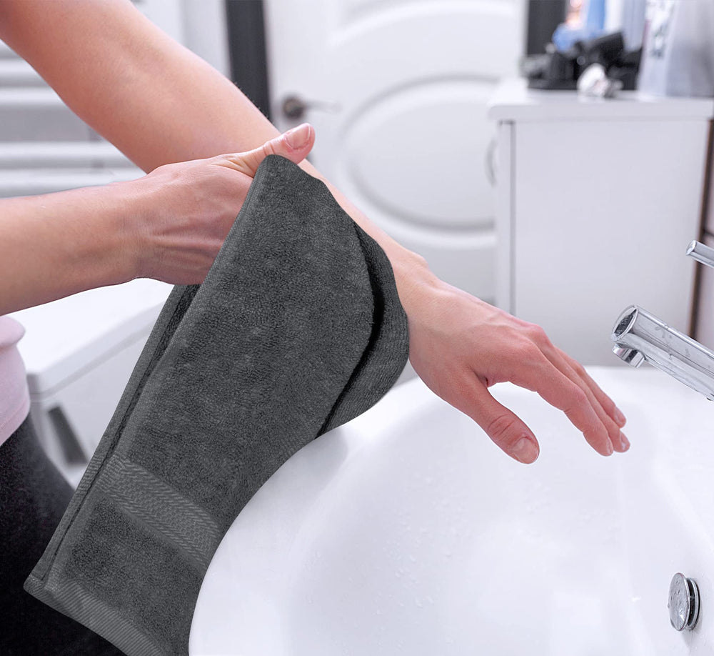 Utopia Towels detalle del borde y costura, refuerzo y durabilidad