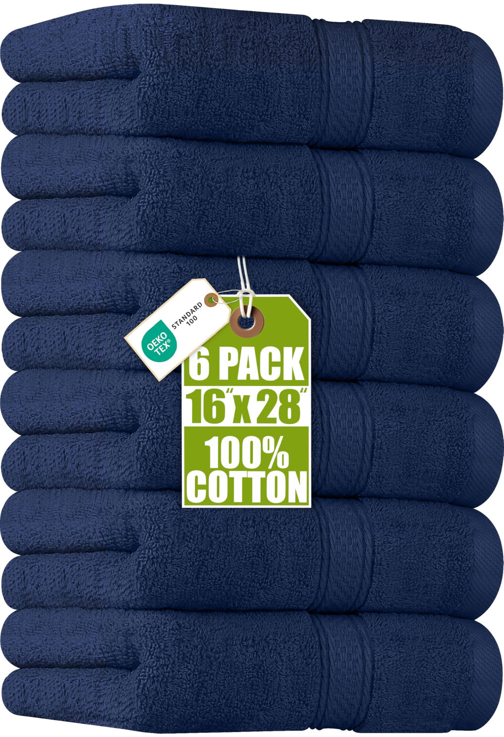 Utopia Towels empaque frontal navy mostrando color y paquete práctico
