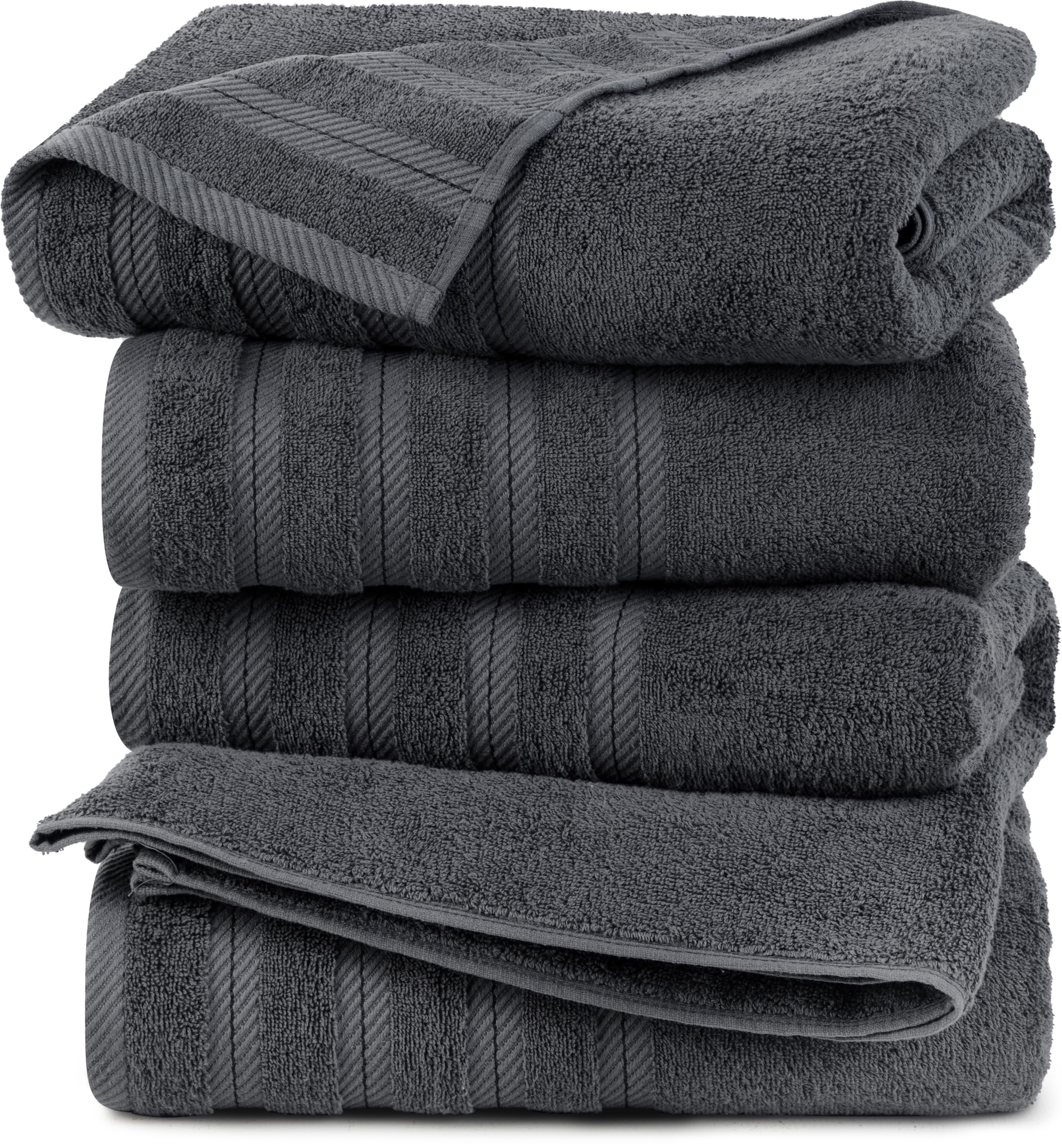 Utopia Towels en baño decorado demostrando integración estética