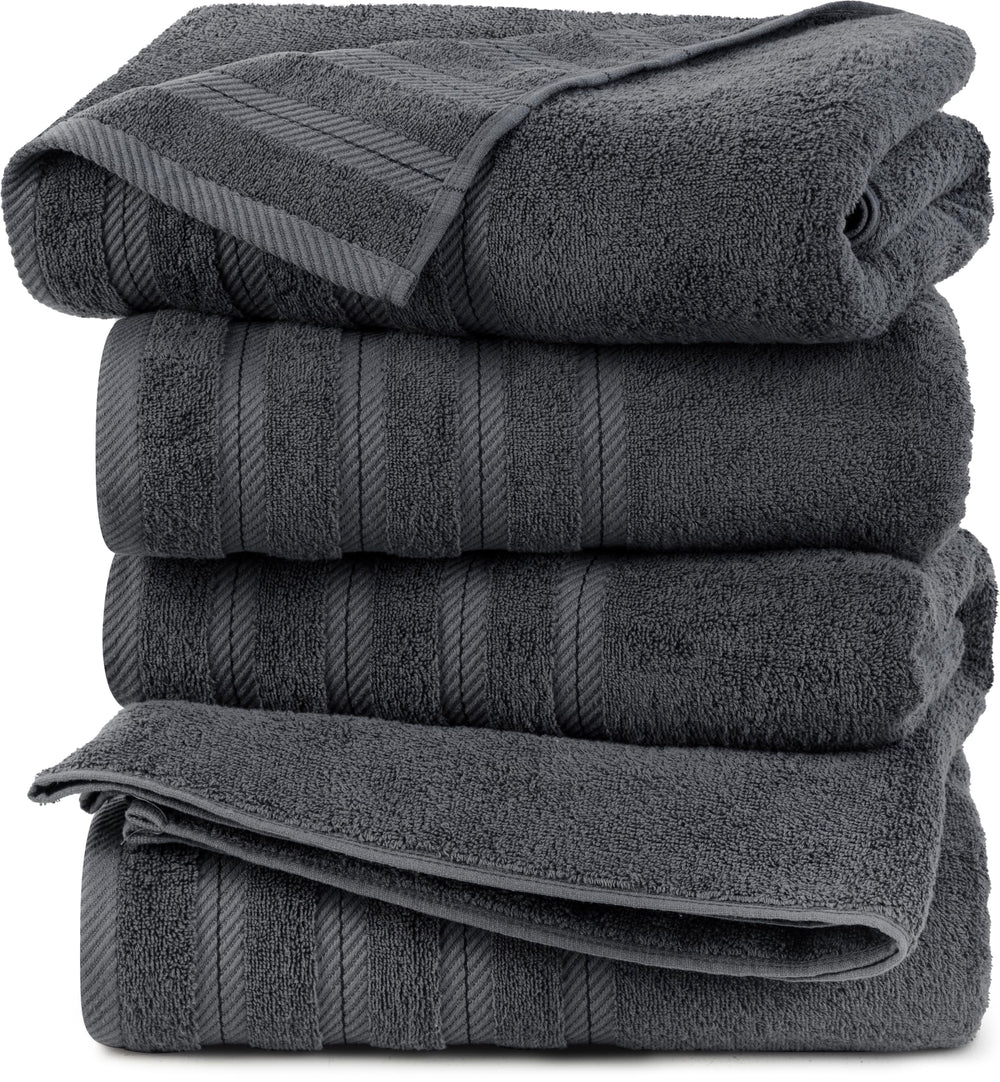 Utopia Towels en baño decorado demostrando integración estética