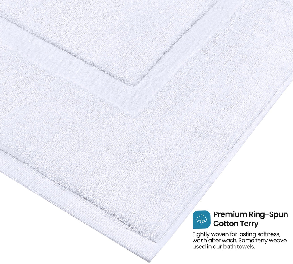 Utopia Towels primer plano de la textura de algodón, absorción y suavidad