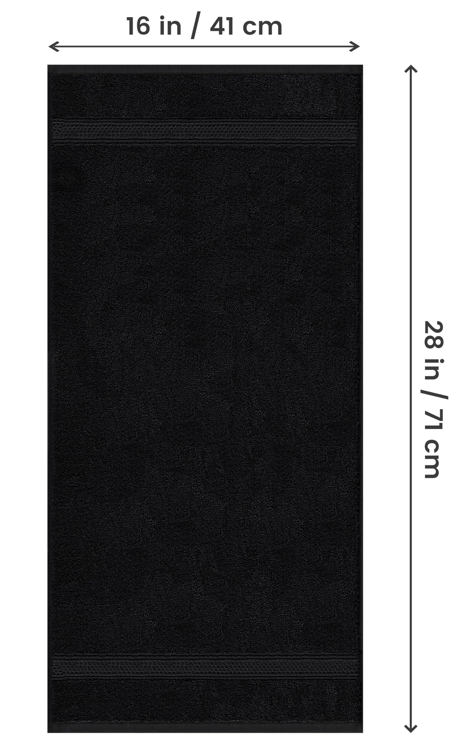 Utopia Towels primer plano de la textura que demuestra suavidad y alta absorción