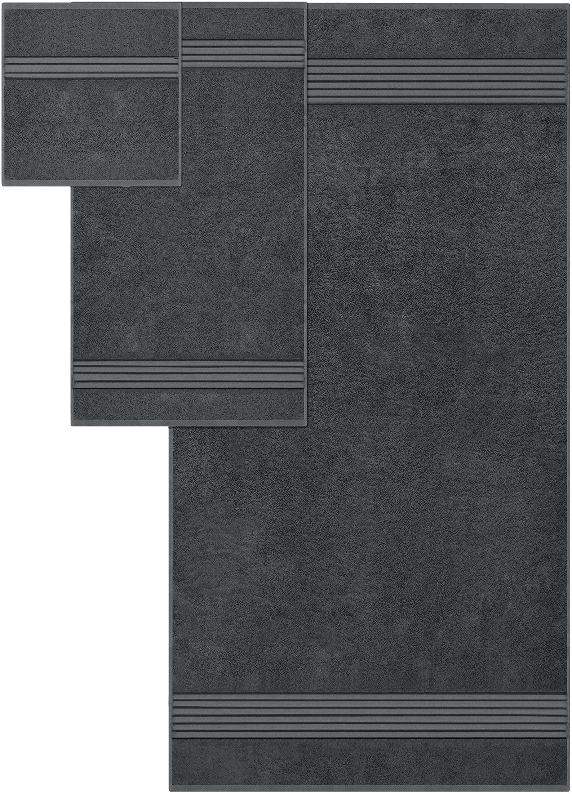 Utopia Towels primer plano de la textura de bucles y suavidad absorbente