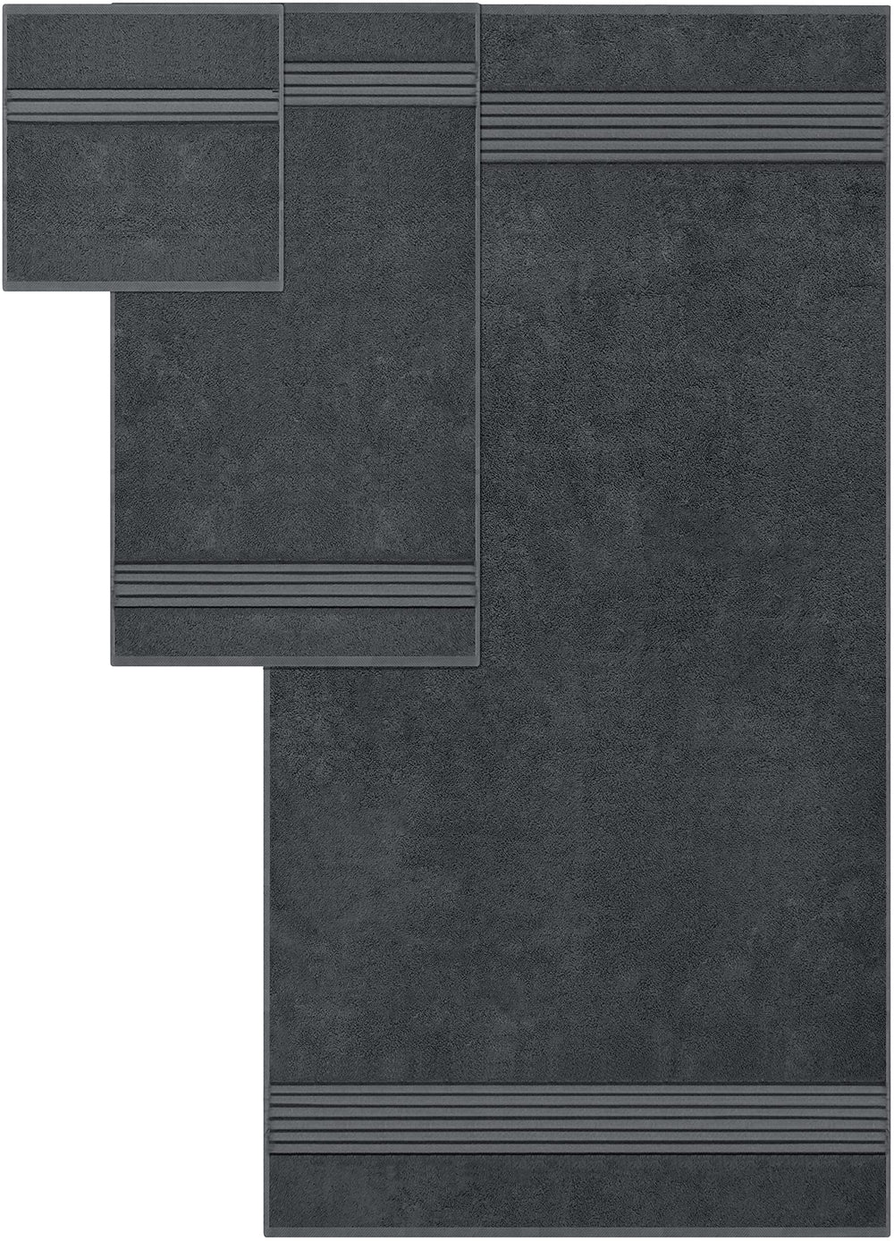 Utopia Towels primer plano de la textura de bucles y suavidad absorbente