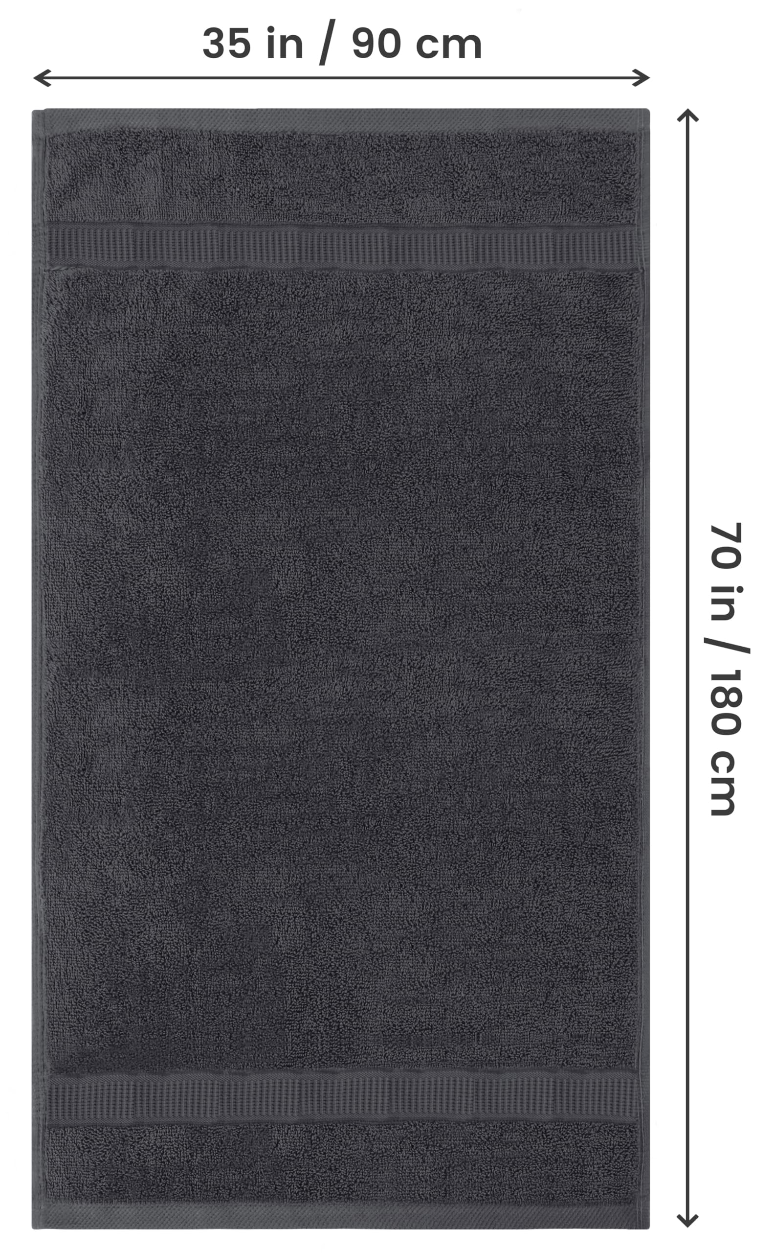 Utopia Towels primer plano de la textura de algodón que resalta suavidad