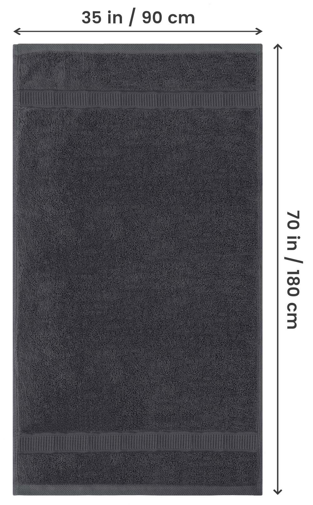 Utopia Towels primer plano de la textura de algodón que resalta suavidad