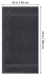 Utopia Towels primer plano de la textura de algodón que resalta suavidad