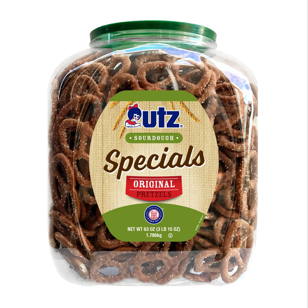 Utz barril frontal mostrando el envase grande y práctico para fiestas