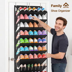 UVIAHOMI pockets filled with sneakers and heels demonstrating versatile capacity