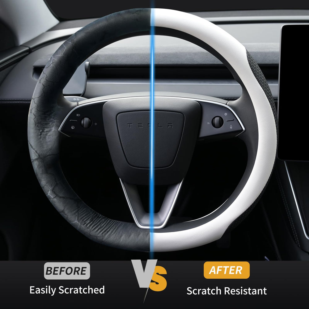 Uxcer funda instalada en Tesla Model 3 en uso, mejor agarre