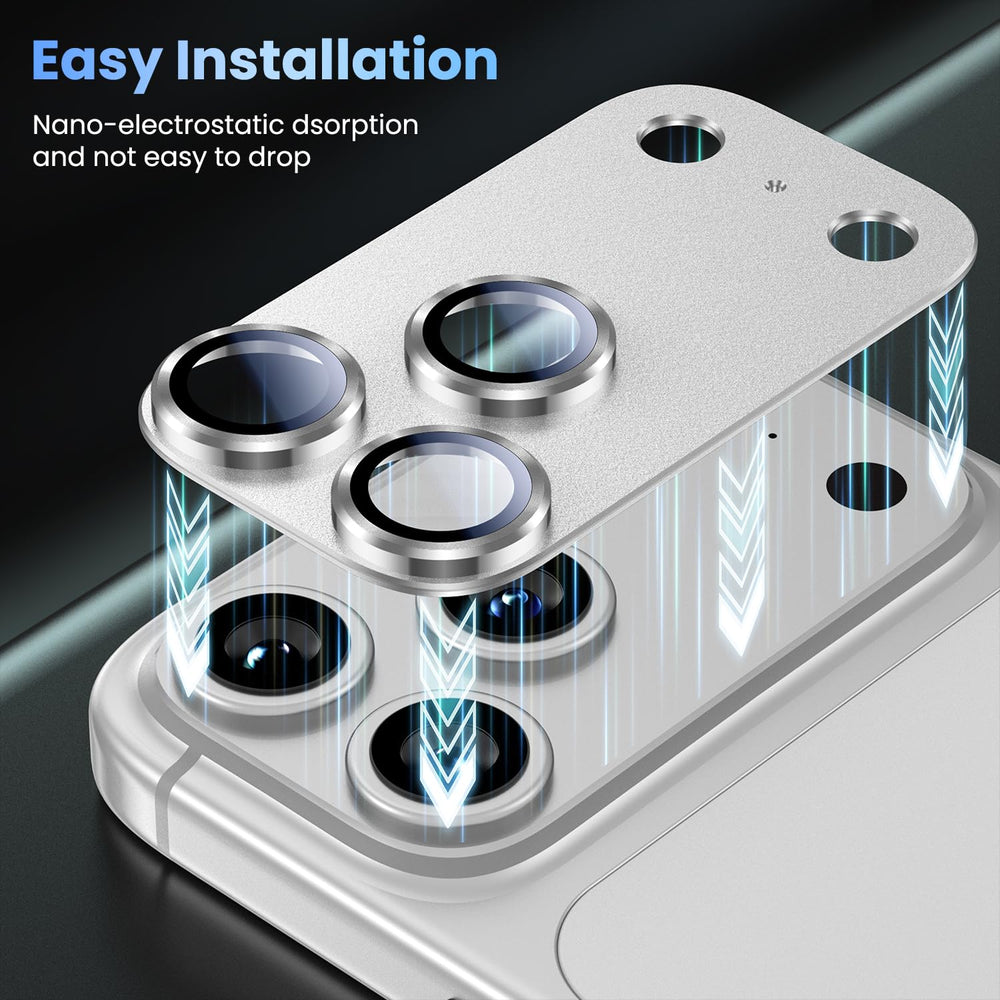 Uyiton teléfono con funda mostrando compatibilidad del protector