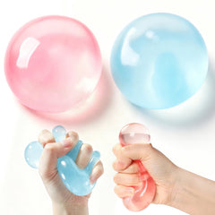 uyrzwek vista frontal del pack azul y rosa, útil como regalo calmante
