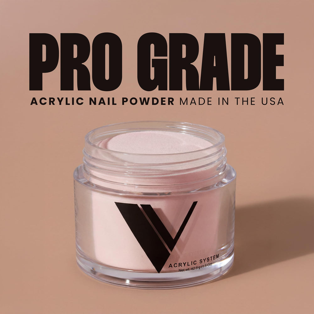 V Beauty Pure frasco junto a moneda para mostrar tamaño práctico 1.5 oz