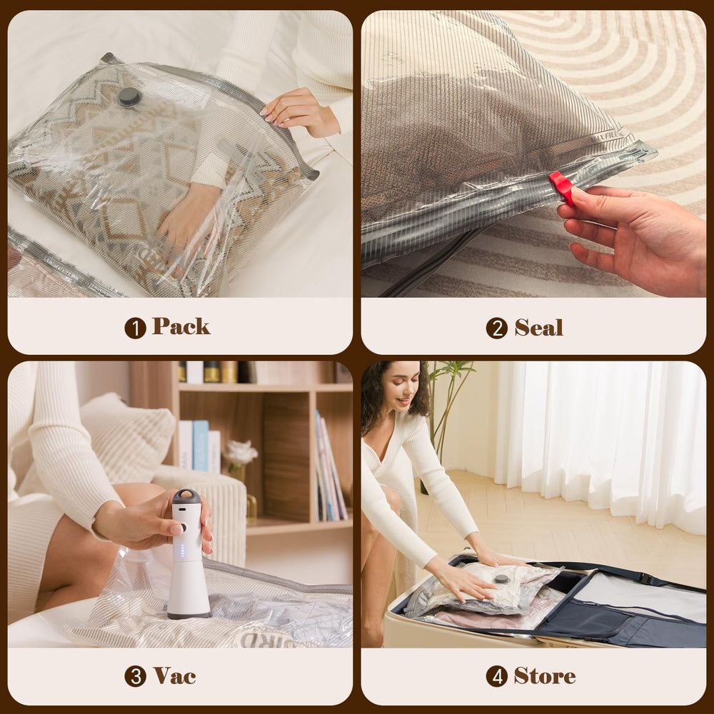 Vacbird detalle del cierre doble sellado para protección y durabilidad