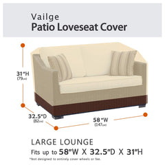 Vailge side profile highlighting waterproof coating protecting furniture