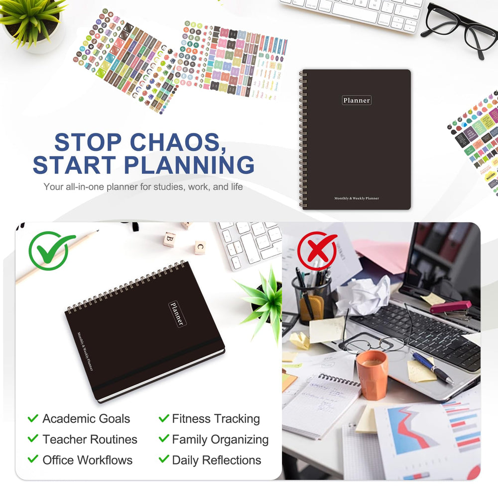 VALOME planner abierto en escritorio, uso diario para estudiar y planificar proyectos