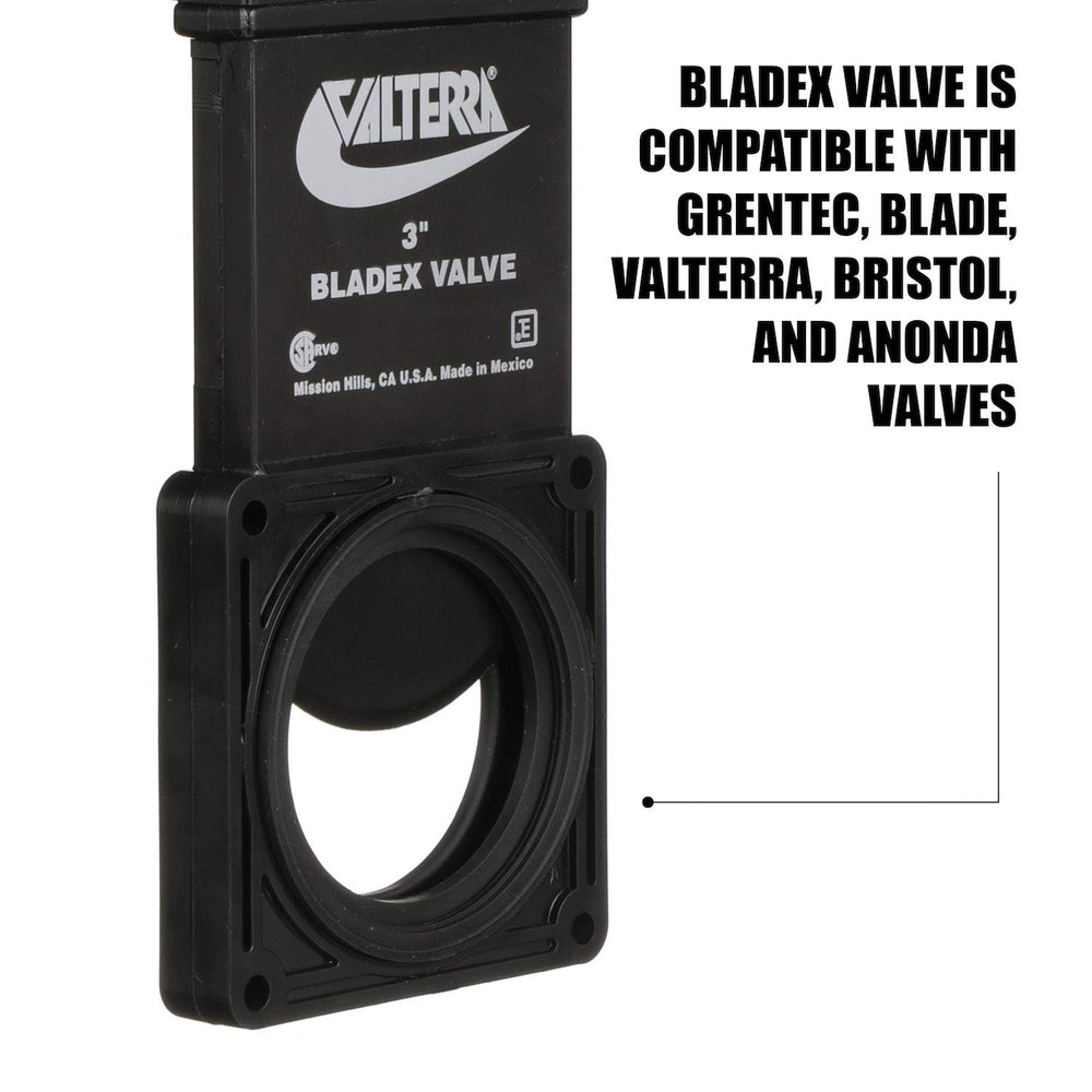 Valterra Bladex detalle de maneta metálica para manejo resistente