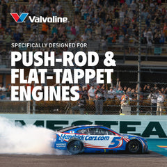 Valvoline VR1 acercamiento a textura del aceite resaltando estabilidad térmica