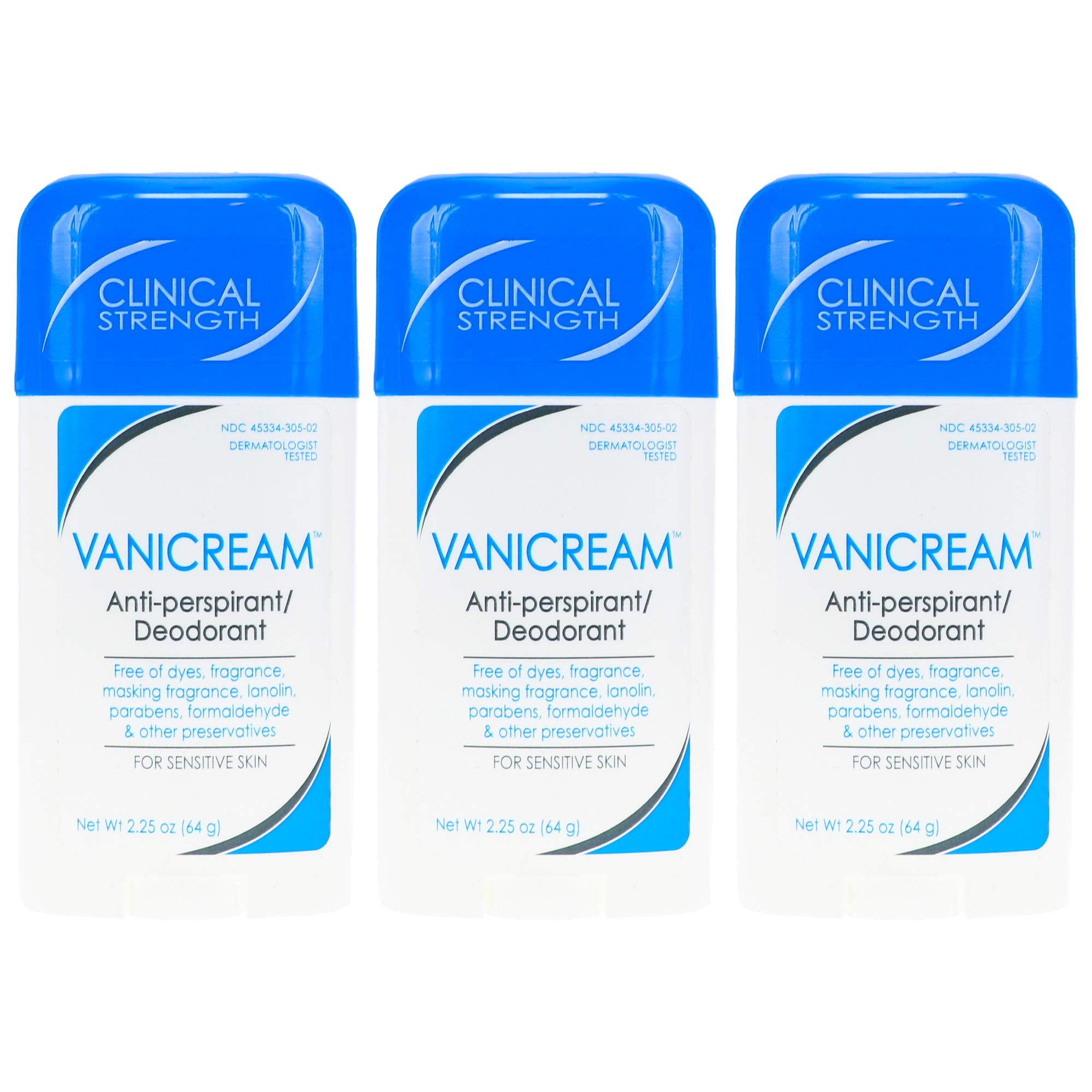 Vanicream frontal pack de tres sticks, comodidad y protección prolongada