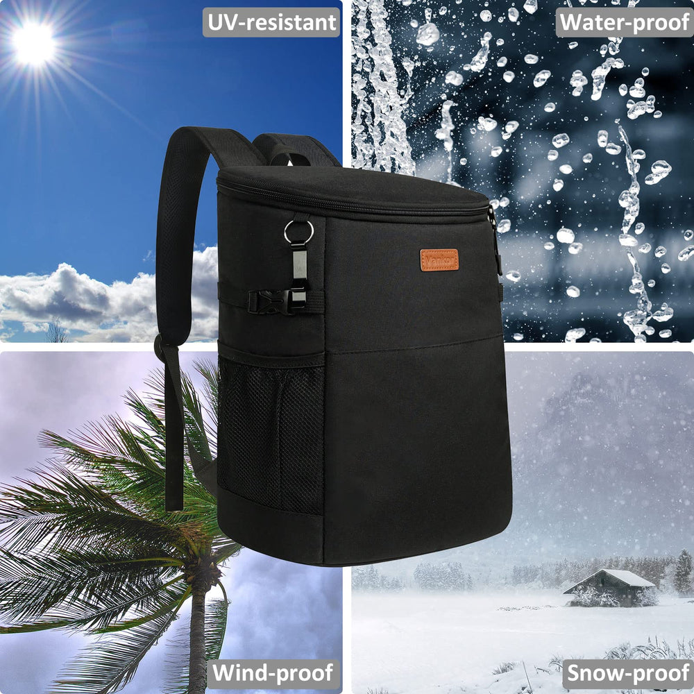 Vankor cremallera resistente e impermeable protegiendo contenidos