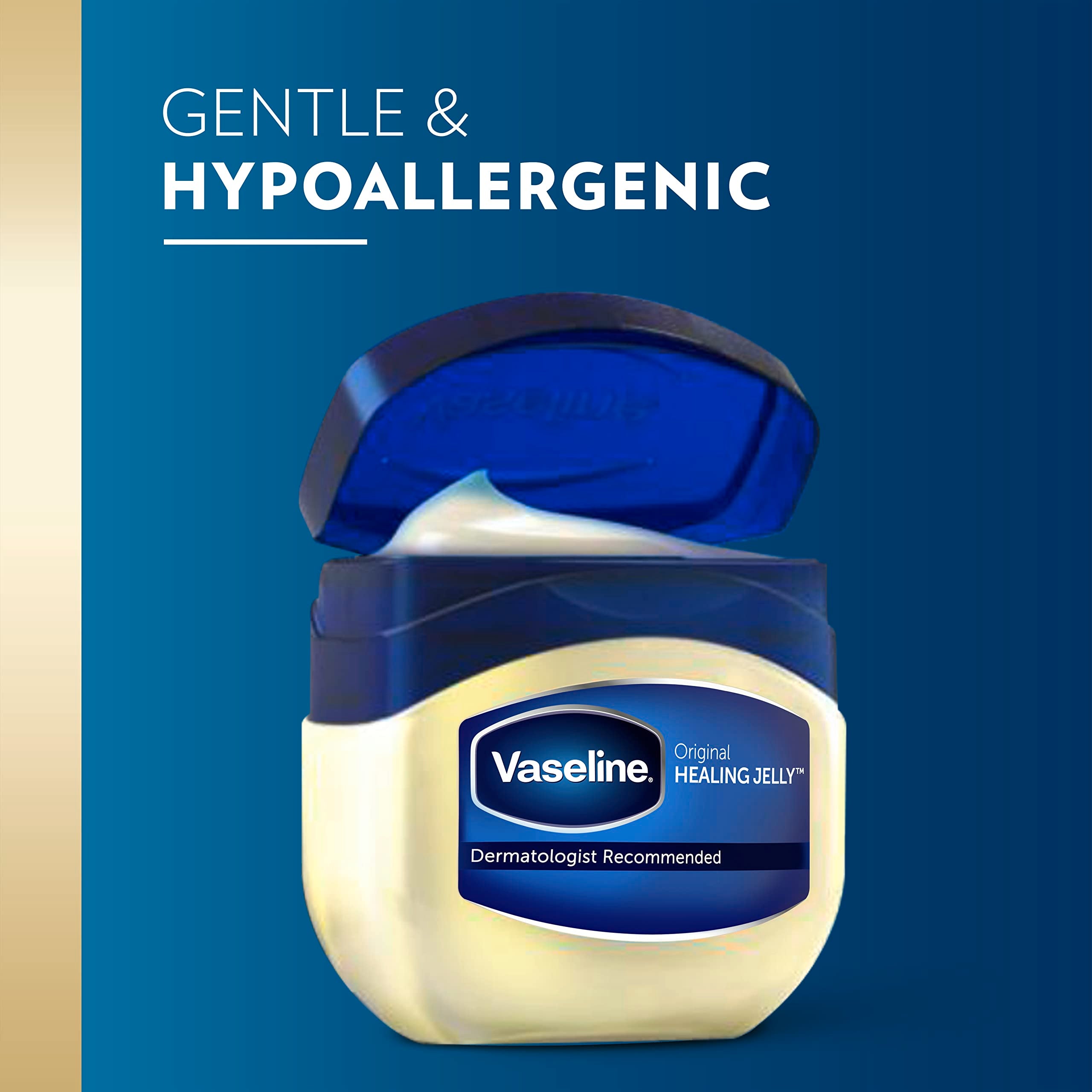 Vaseline aplicado en manos para suavizar piel seca y agrietada rápidamente