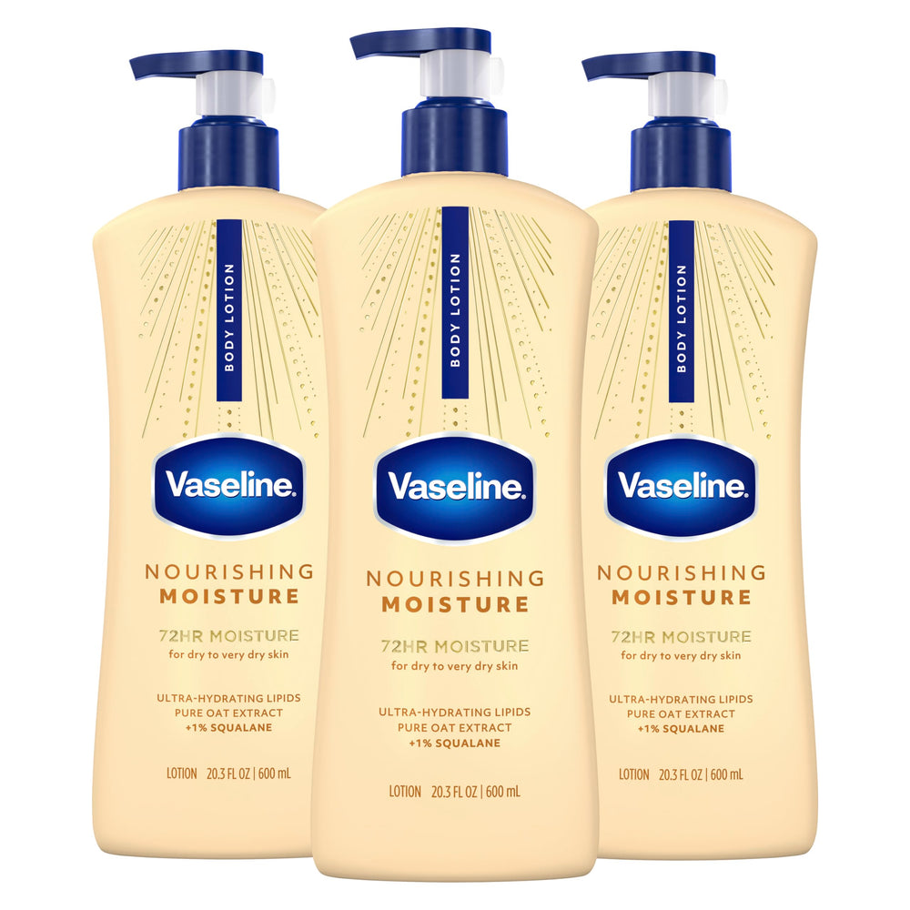 Vaseline frasco frontal mostrando etiqueta y beneficio hidratante