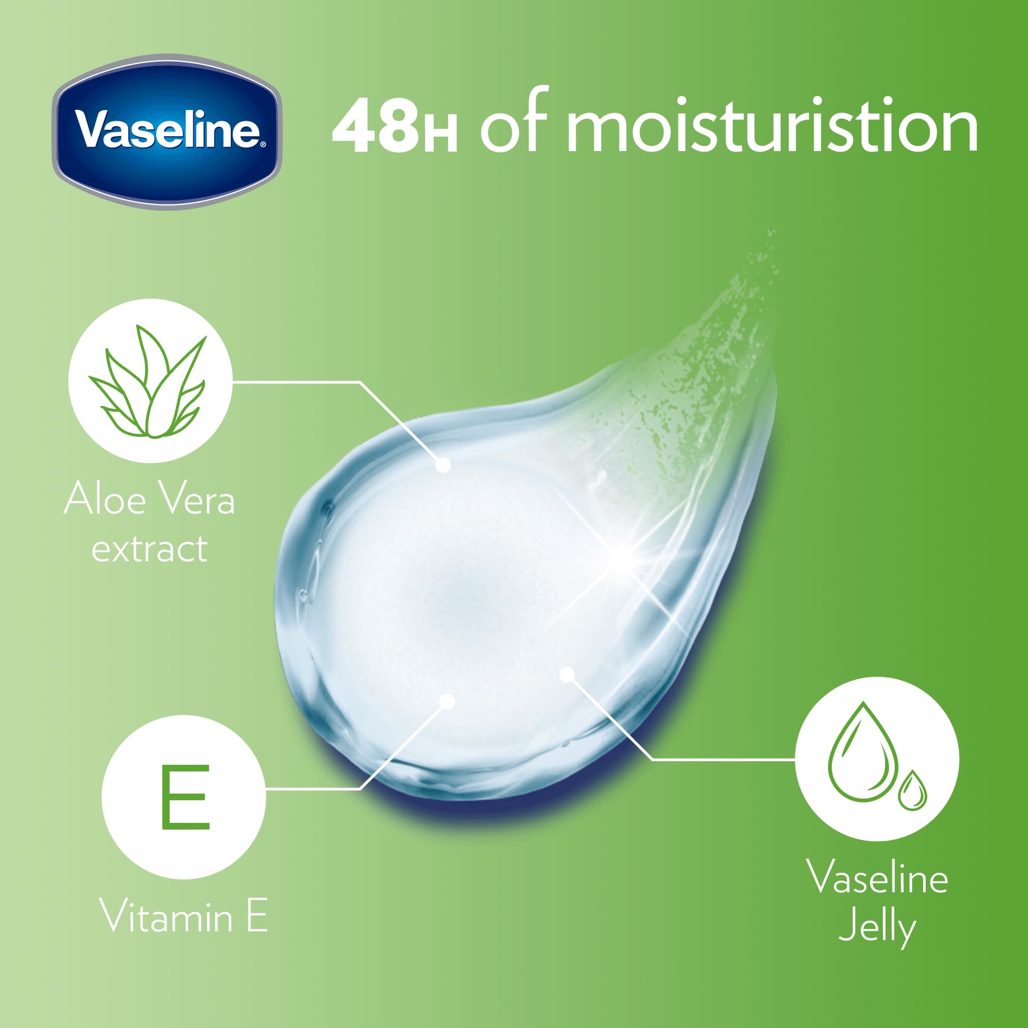 Vaseline primer plano de stick con textura suave que facilita aplicación