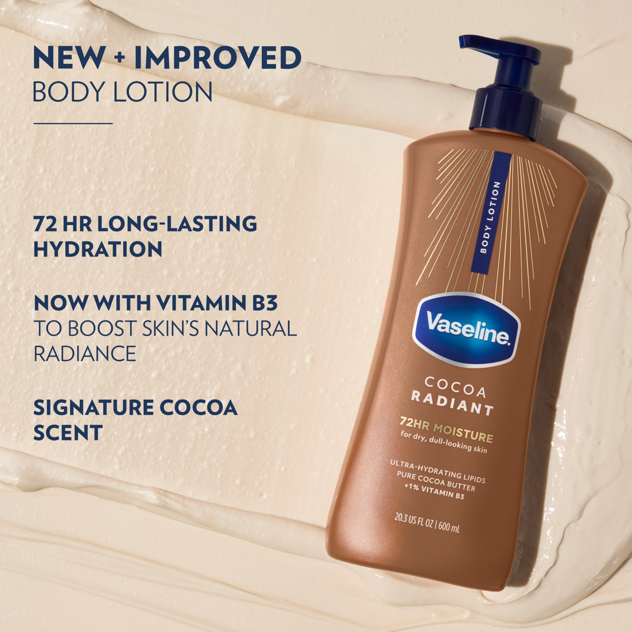 Vaseline tres unidades de 20.3 oz para suministro prolongado en el hogar