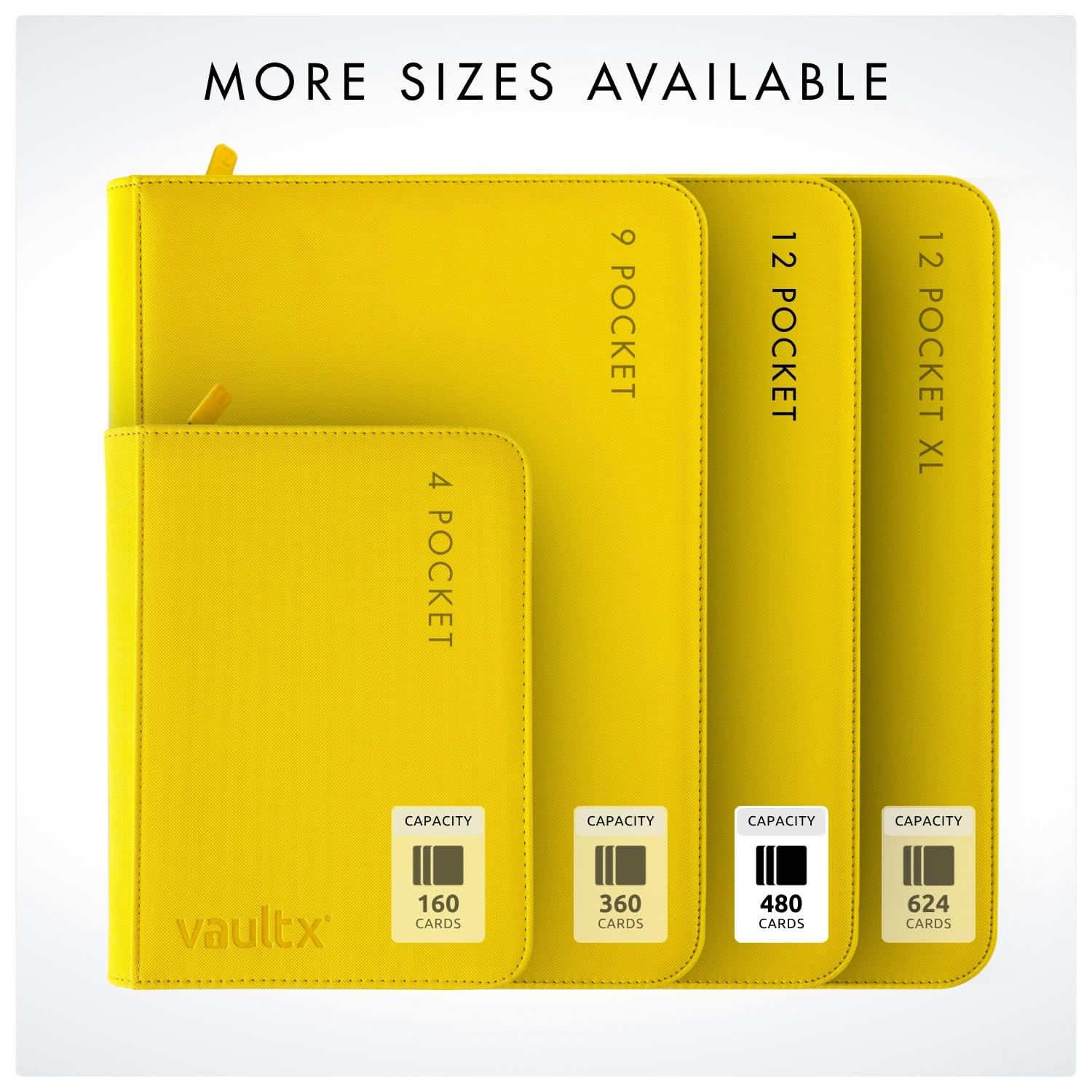 Vault X carpeta junto a objetos para mostrar tamaño y portabilidad