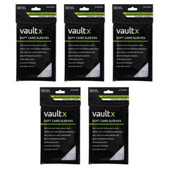Vault X front packaging showing 1000 clear sleeves and easy storage benefit