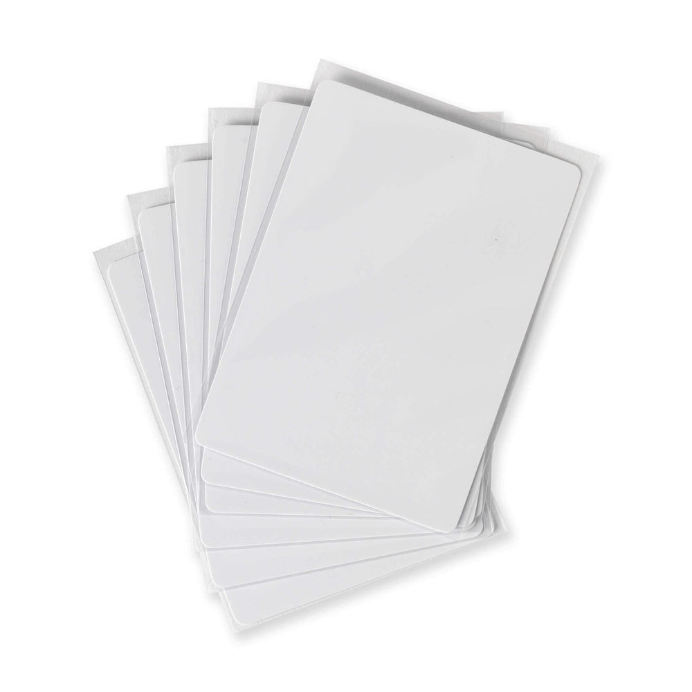 Vault X sleeved card in binder pocket showing compact organized storage