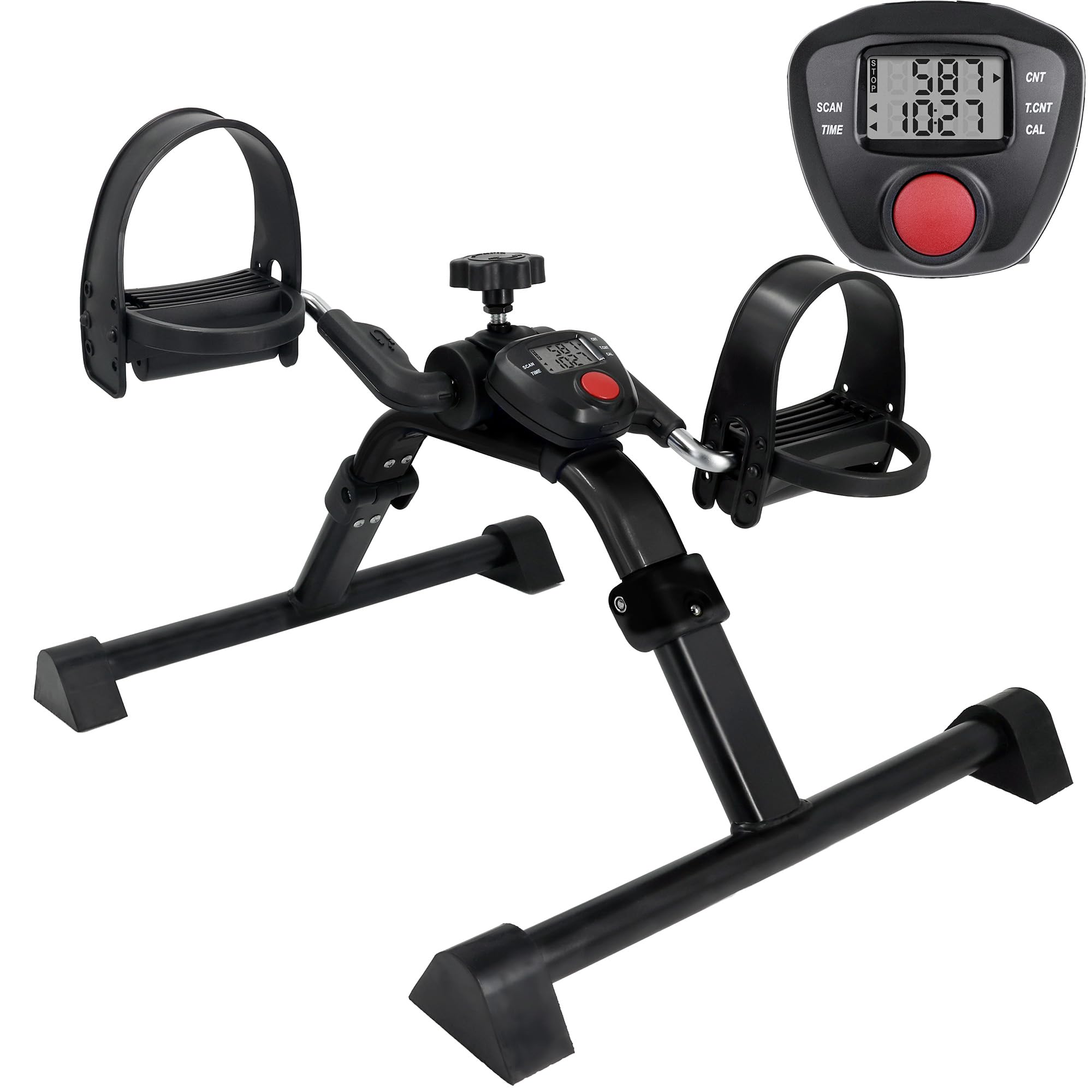 Vaunn vista frontal del pedaleador, estabilidad y diseño compacto